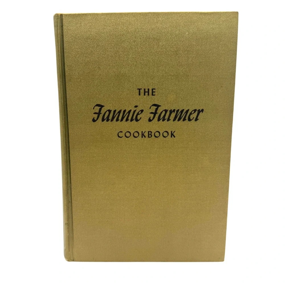 Fannie Farmer Cookbook Eleventh Edition Gold Hardcover Vintage 1965 Good